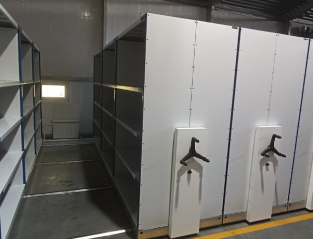 Мобильные скадские стеллажи